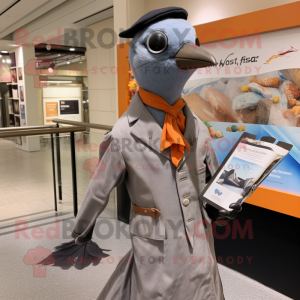 Grå Passenger Pigeon maskot...