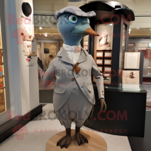 Grå Passenger Pigeon maskot...
