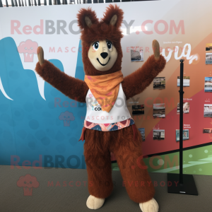 Rust Llama mascotte kostuum...