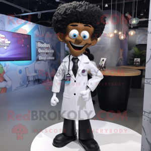 Black Doctor maskot kostyme...