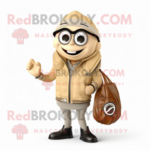 Beige Oyster mascotte...