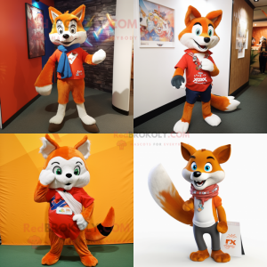  Fox maskot kostume...