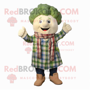 Cream Broccoli maskot...