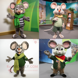 Olive Mouse mascotte...