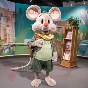 Olive Mouse mascotte...