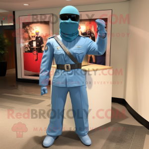 Sky Blue Gi Joe mascotte...