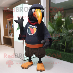 Rust Toucan maskot kostym...