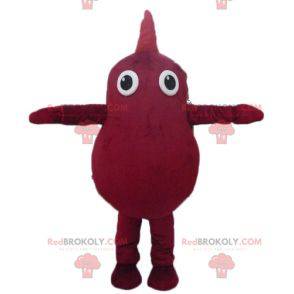 Mascot grote man van gigantische rode aardappel - Redbrokoly.com