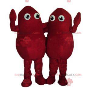 Mascot hombre grande de papa roja gigante - Redbrokoly.com