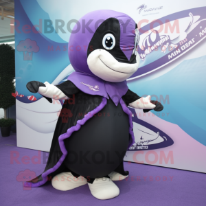 Purple Killer Whale maskot...