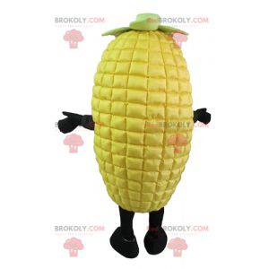 Giant yellow and green corn cob mascot - Redbrokoly.com