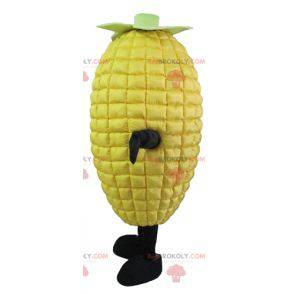 Giant yellow and green corn cob mascot - Redbrokoly.com