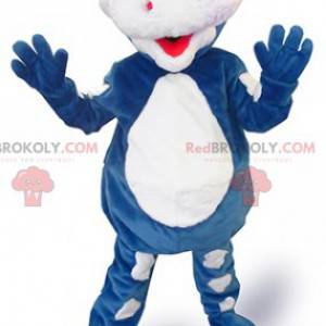 Mascote dragão azul Danone - mascote Gervais - Redbrokoly.com