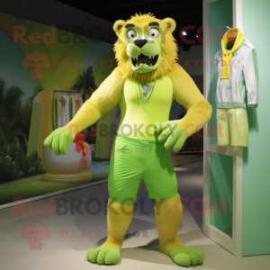 Personagem de mascote Lime...