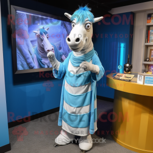 Sky Blue Quagga mascotte...