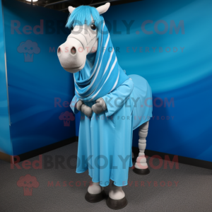 Sky Blue Quagga mascotte...