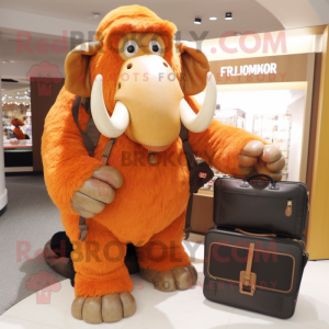 Orange Mammoth maskot...