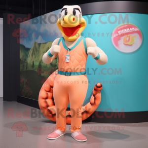 Peach Python maskot kostym...