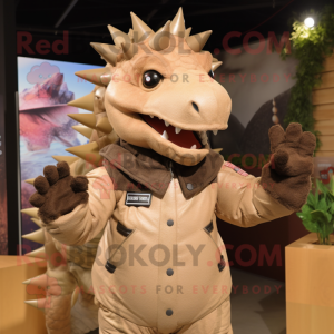 Beigefarbenes Stegosaurus...