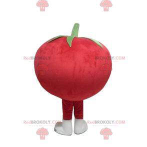 Riesiges rotes Tomatenmaskottchen rundum und süß -