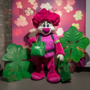 Magenta Bunch Of Shamrocks...