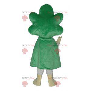 Giant green and white cabbage leek mascot - Redbrokoly.com