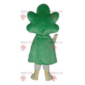 Mascota de puerro col verde y blanco gigante - Redbrokoly.com
