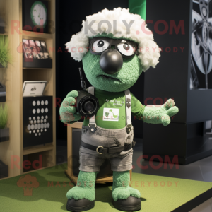 Green Sheep mascotte...