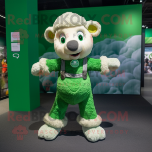 Green Sheep mascotte...