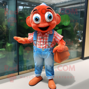 Red Clown Fish mascotte...