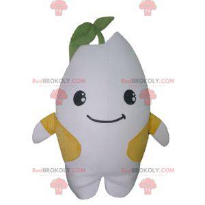 Mascotte de bonhomme blanc de patate de plante - Redbrokoly.com