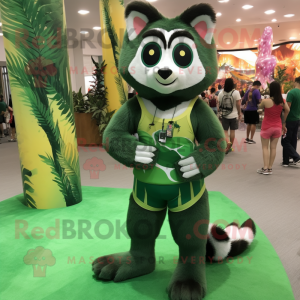 Forest Green Raccoon...