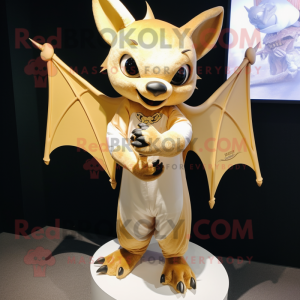 Gold Bat mascotte kostuum...