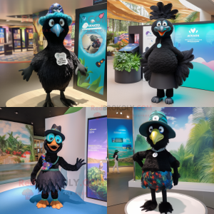 Black Peacock maskot...