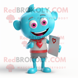 Cyan Love Letter maskot...