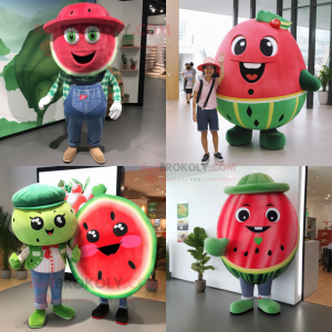  Vattenmelon maskot kostym...