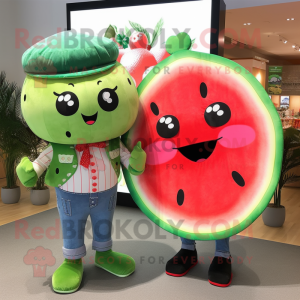  Vattenmelon maskot kostym...