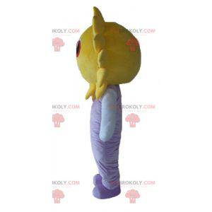 Mascot gran sol amarillo lindo y sonriente - Redbrokoly.com