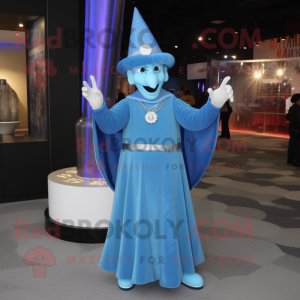 Sky Blue Magician mascotte...