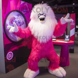 Magenta Yeti mascotte...