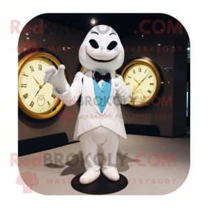 White Hourglass mascotte...