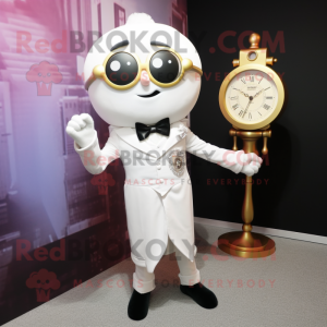 White Hourglass mascotte...