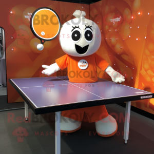 Orange Ping Pong Table...