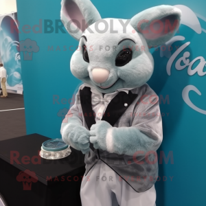 Cyan Chinchilla mascotte...