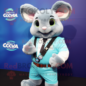 Cyan Chinchilla mascotte...