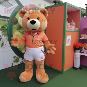 Peach Bear mascotte kostuum...