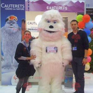 Abominevole pupazzo di neve bianco Yeti mascotte -