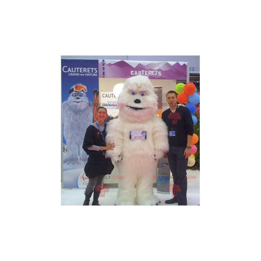 Abscheuliches Schneemann White Yeti Maskottchen - Redbrokoly.com