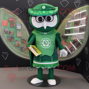 Grønn Celtic Shield maskot...