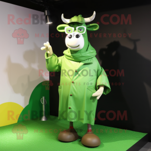 Olive Cow maskot drakt...